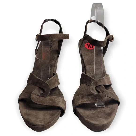 NWOT UGG Arianna Suede Wedge Sandals - Picture 2 of 9